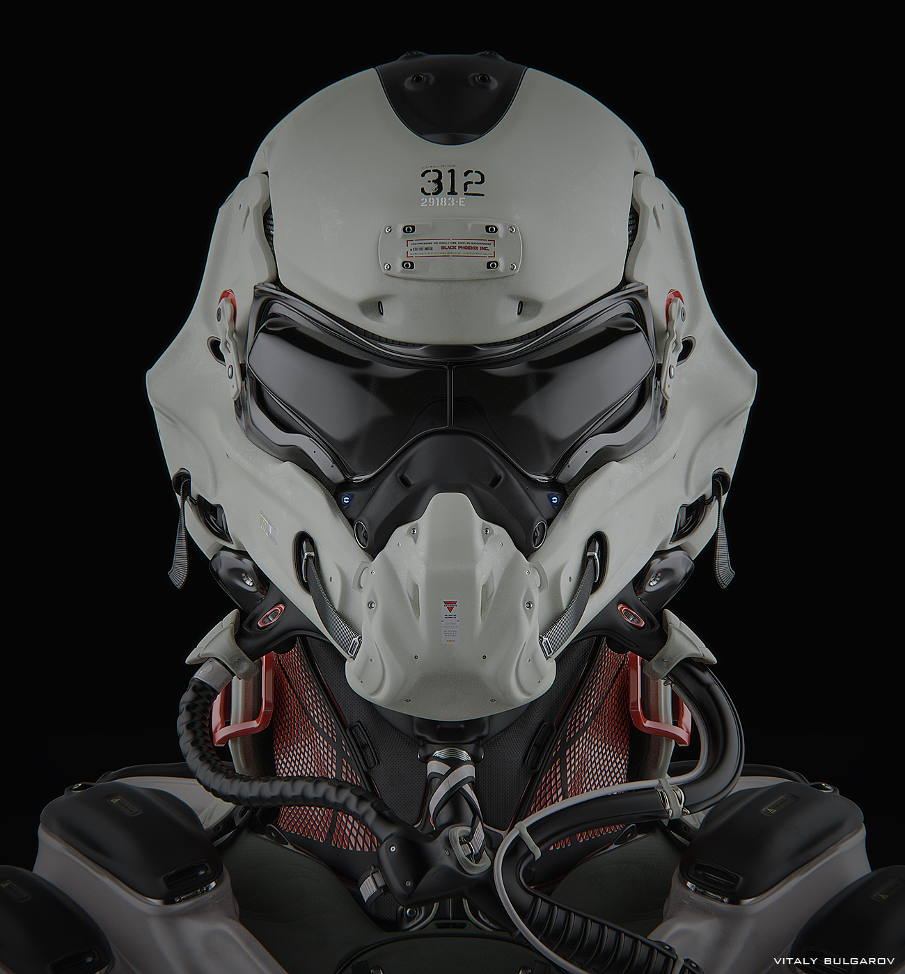 New Pilot Renders By Vitaly Bulgarov - KeyShot